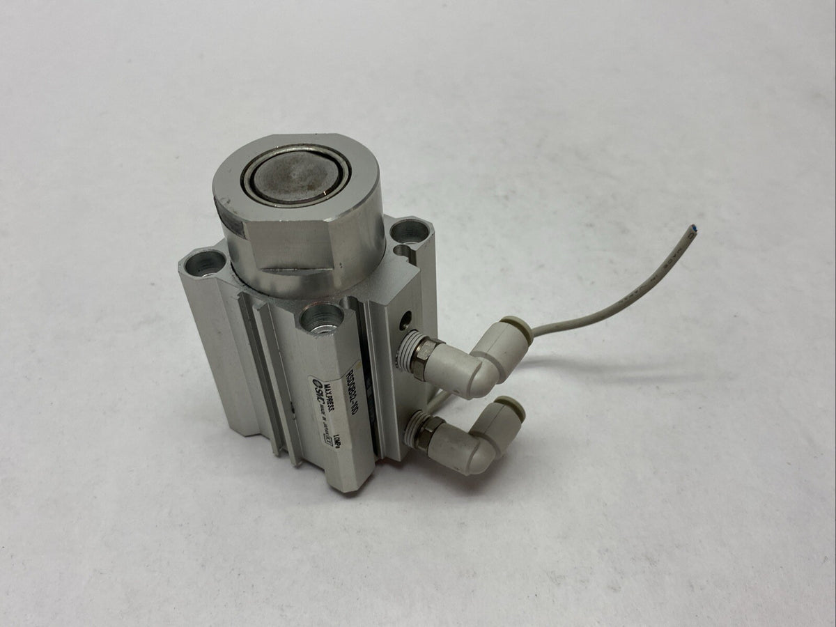 RSDQB32-10D | SMC Fixed Mount Height Stopper Cylinder 1.0MPa With D-F9PW Sensor - Used - Maverick Industrial Sales