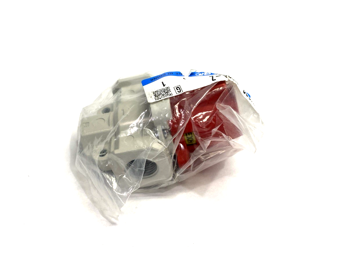 SMC VHS30-N03A-Z 3-Port Manual Pneumatic Lockout Valve 3/8" NPT - Maverick Industrial Sales