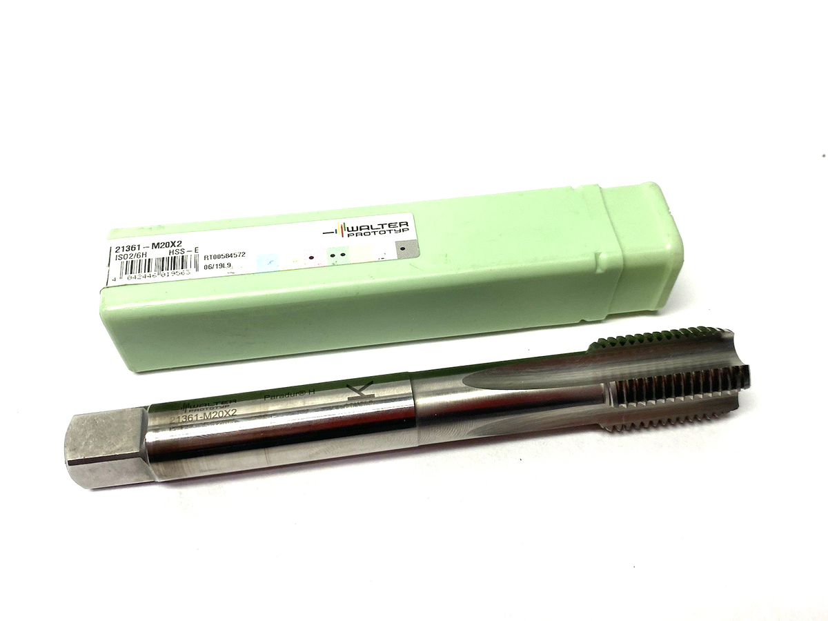 Walter Prototyp 21361-M20X2 Paradur® H Metric Shank Machine Tap HSS-E 5077460 - Maverick Industrial Sales