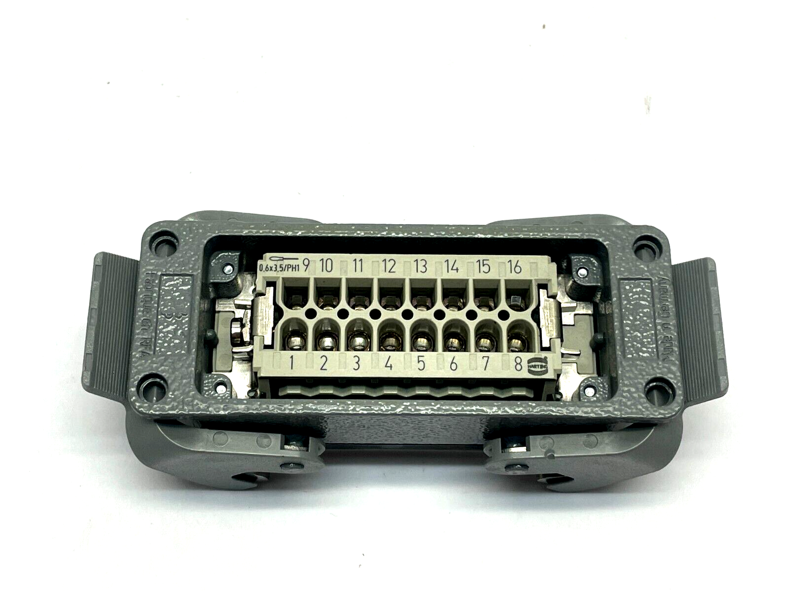 Harting Han E 16 Industrial Connector Female w/ Housing 09 33 016 2701 - Maverick Industrial Sales