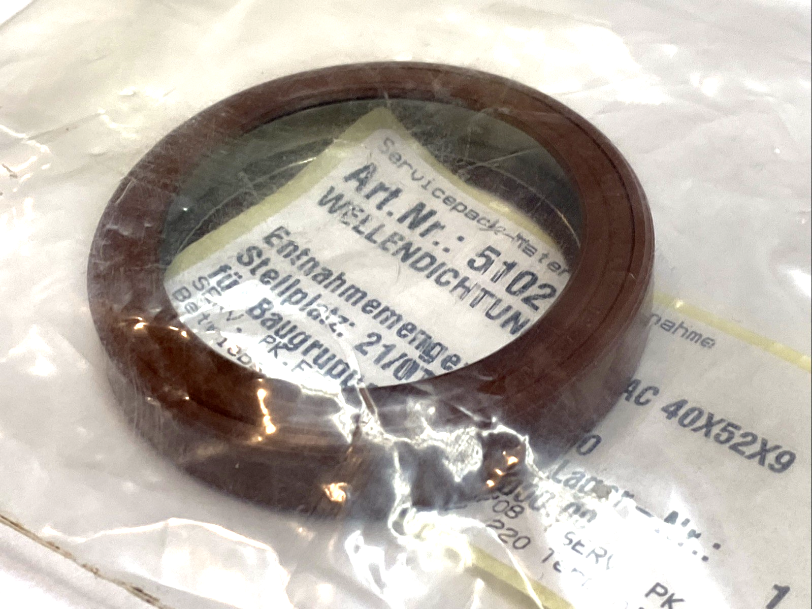 5102070 | Ultrasource Shaft Seal 40x52x9mm - OEM Radial Oil Seal - New - Maverick Industrial Sales