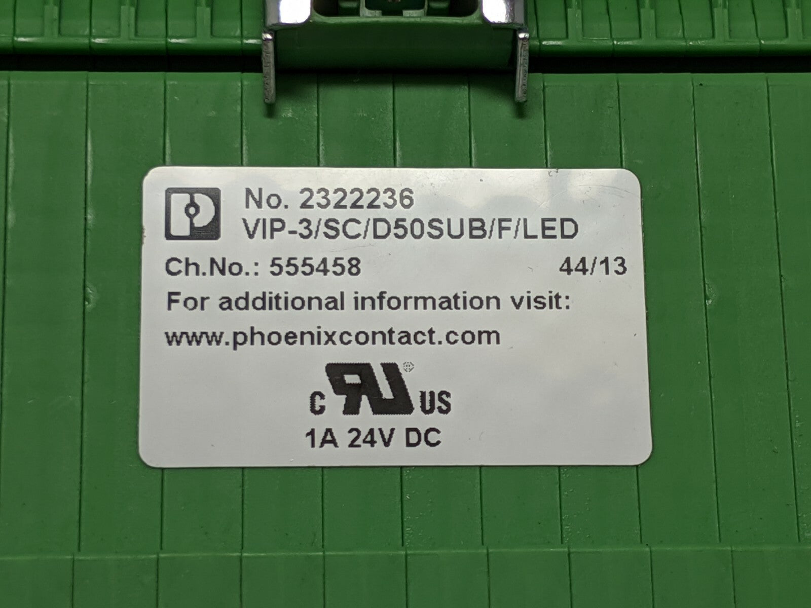 2322236 | Phoenix Contact VIP-3/SC/D50SUB/F/LED D-sub Interface Module 50 Pole - Used - Maverick Industrial Sales