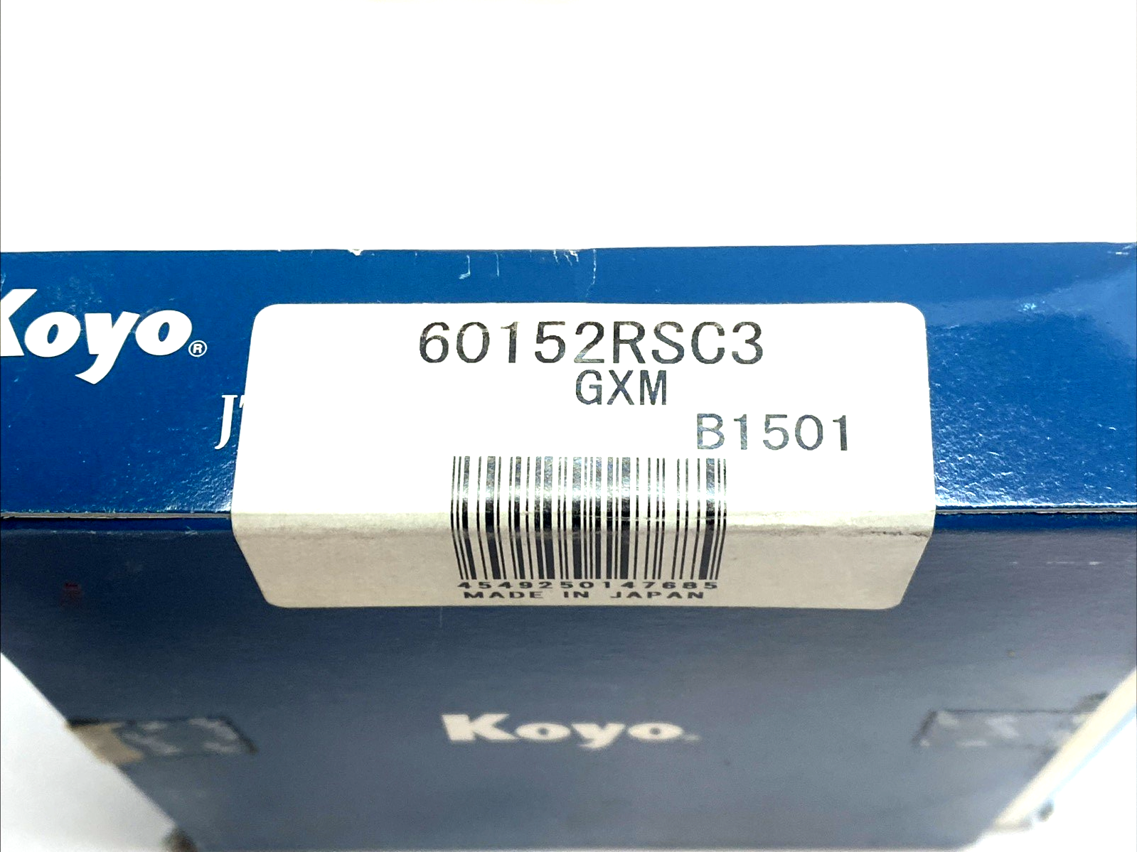 60152RSC3 | Koyo Deep Groove Ball Bearing 75x115x20mm Double Seal C3- New – Open box - Maverick Industrial Sales