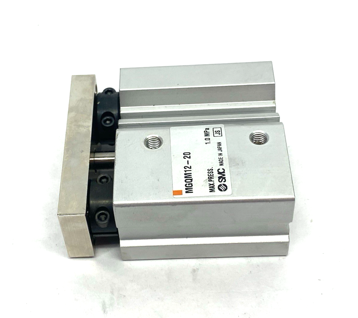 SMC MGQM12-20 Guided Compact Pneumatic Cylinder, 12mm Bore, 20mm Stroke - Maverick Industrial Sales
