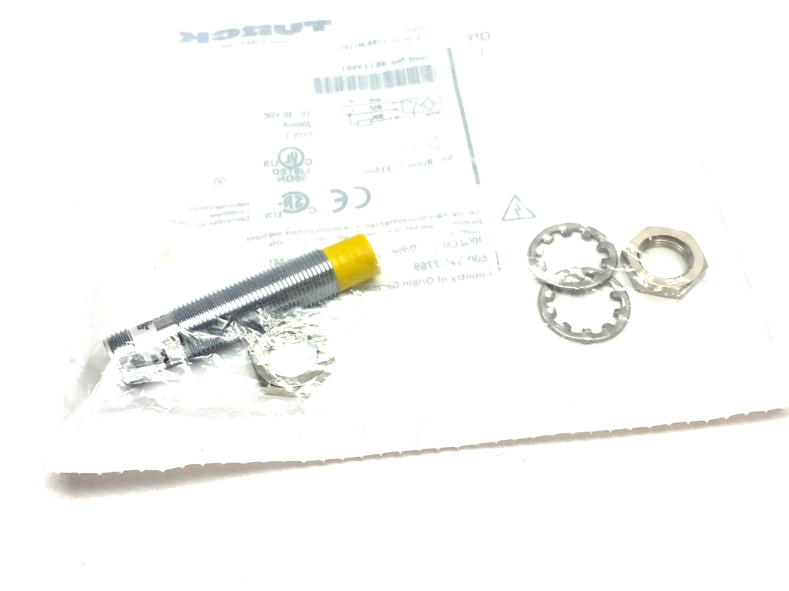 46113981, NI8-M12E-AP6X-H1141 | Turck NI8-M12E-AP6X-H1141 Inductive Proximity Sensor 3-Wire 10-30VDC 46113981 - New - Maverick Industrial Sales