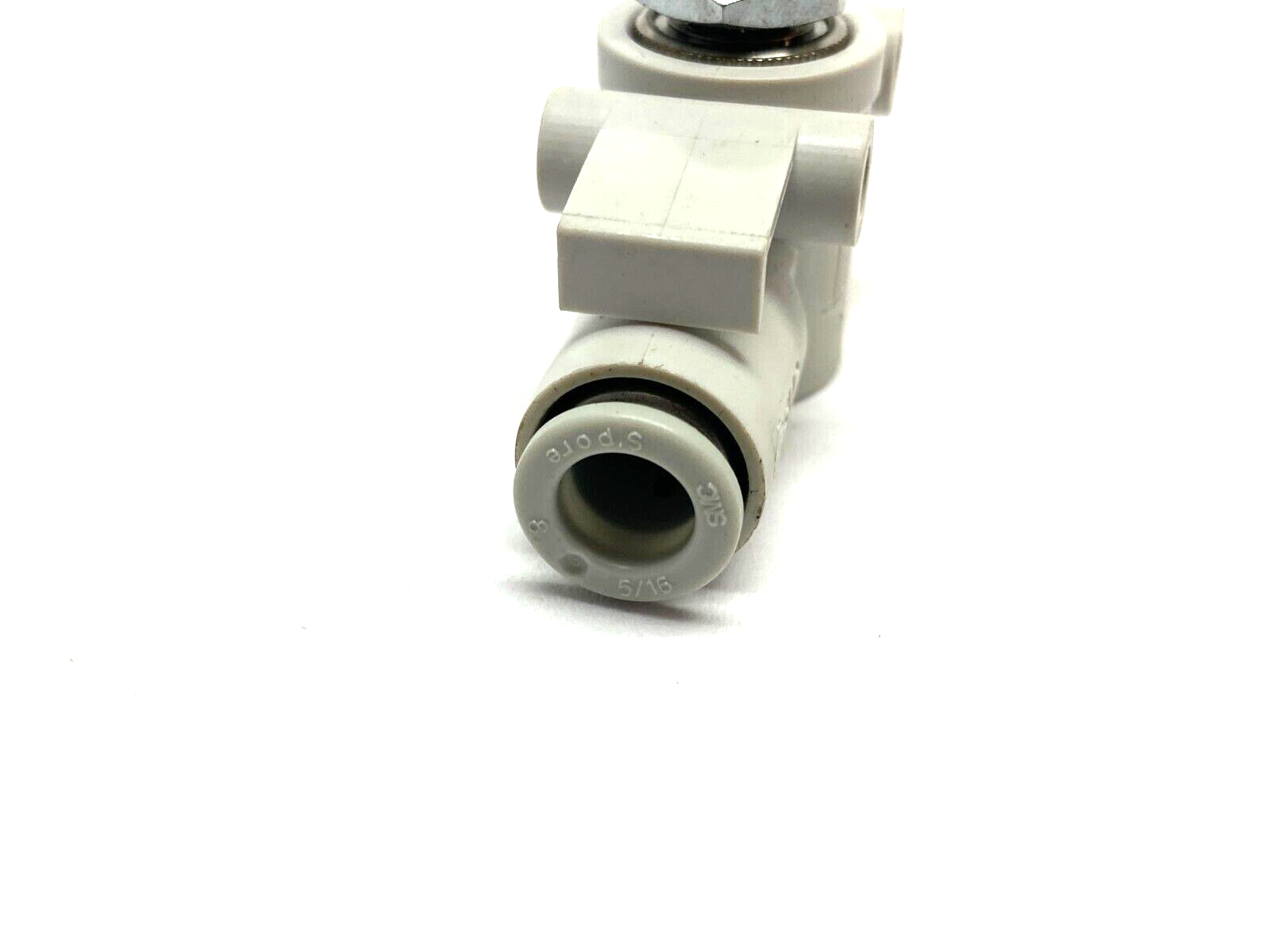 SMC AS3002F-09 Pneumatic In-Line Flow Control Valve 5/16" OD - Maverick Industrial Sales