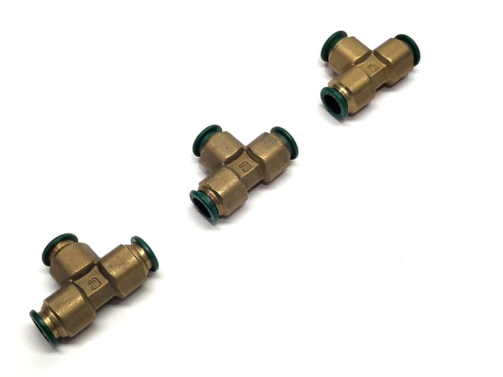 Parker Prestolok Push to Connect Brass Union Tee 1/2" LOT OF 3 - Maverick Industrial Sales
