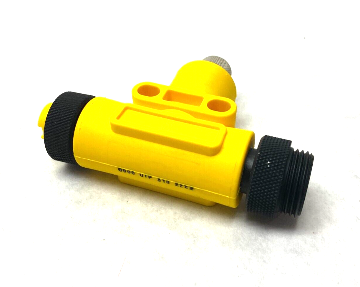 Belden Lumberg 0906 UTP 318 Mini Power Split Tee Tap 4-Poles M12 F to 7/8" M & F - Maverick Industrial Sales