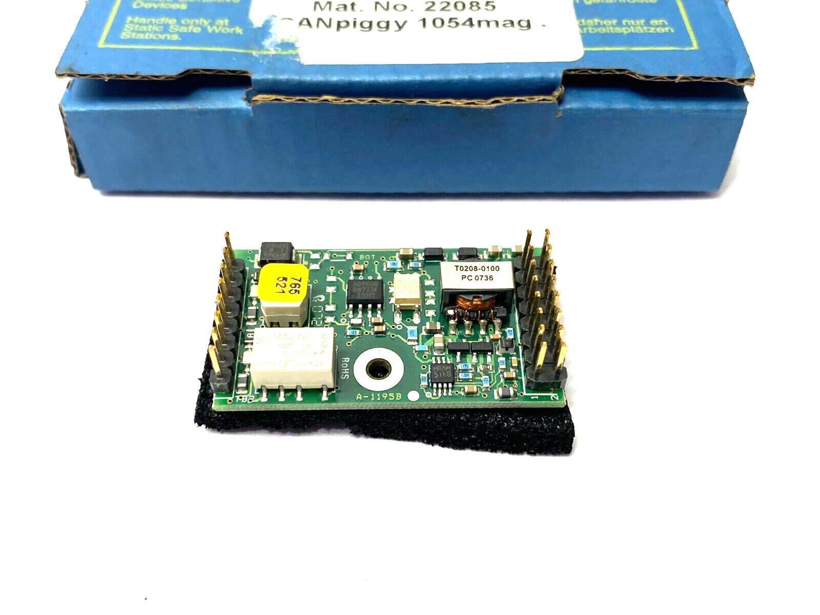 22085 | Vector CANpiggy 1054mag Plug-In Control Card - New Other - Maverick Industrial Sales