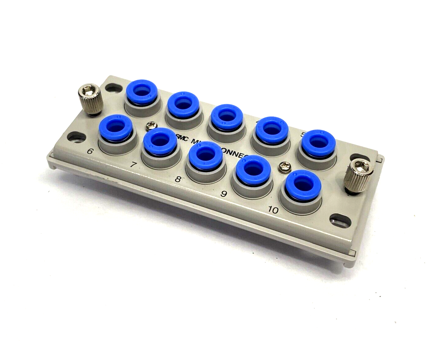 SMC KDM10P-06 One Touch Multi-Connector 10-Station 6mm Tube Plug Side Only - Maverick Industrial Sales