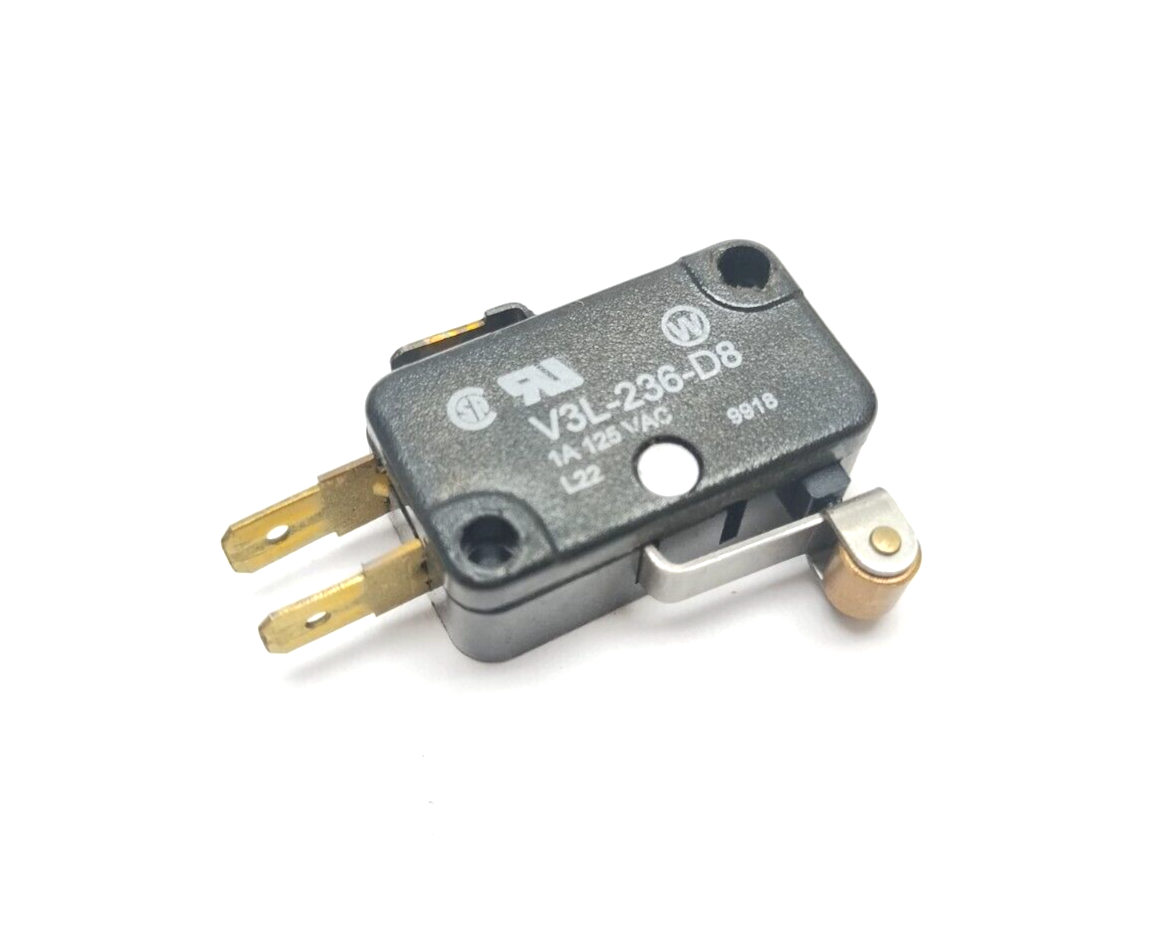 Honeywell Microswitch V3L-236-D8 Miniature Roller Lever Limit Switch 1A 125VAC - Maverick Industrial Sales