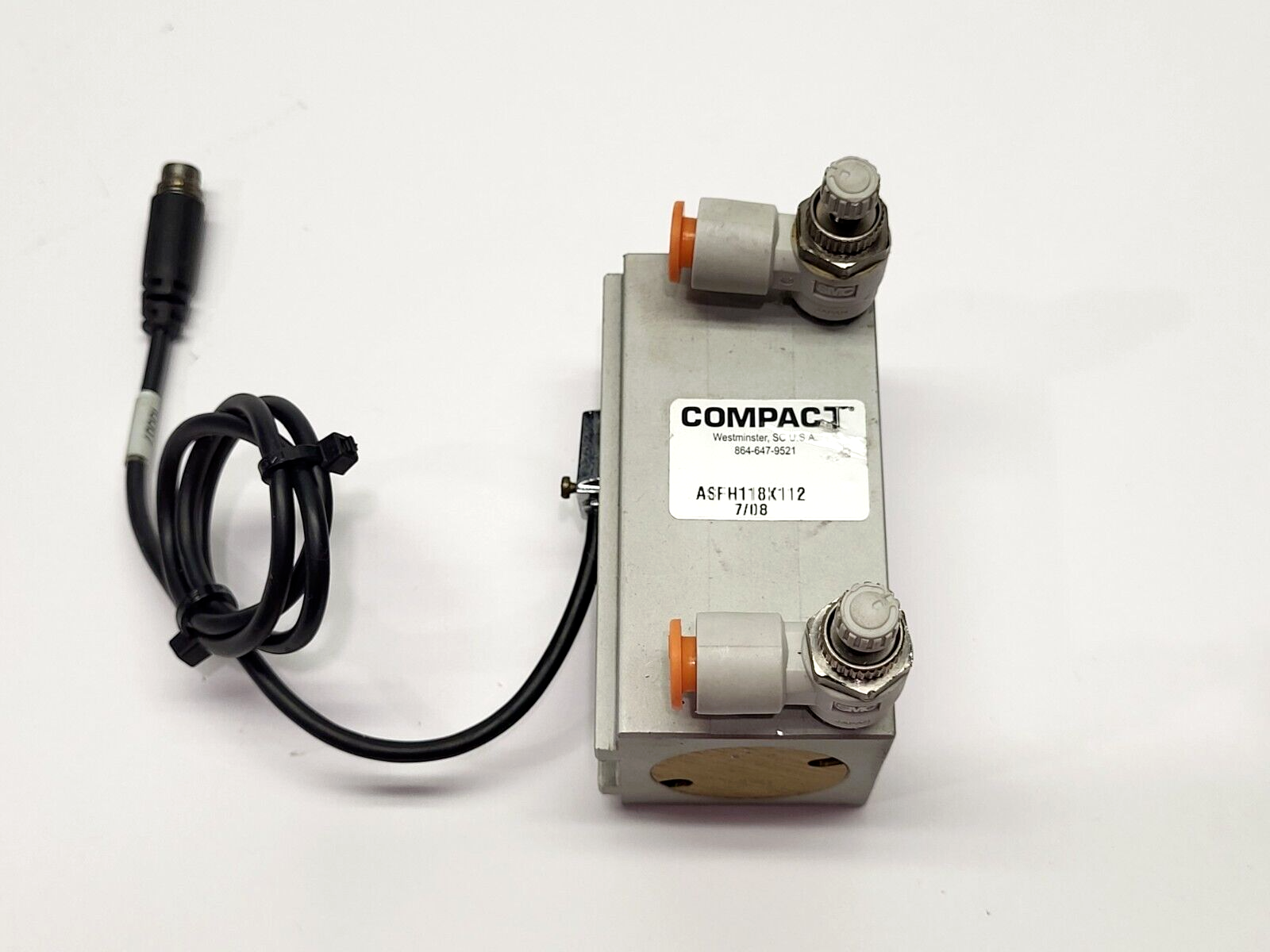 Compact ASFH118X112 Pneumatic Cylinder 1-1/8" Bore 1-1/2" Stroke - Maverick Industrial Sales