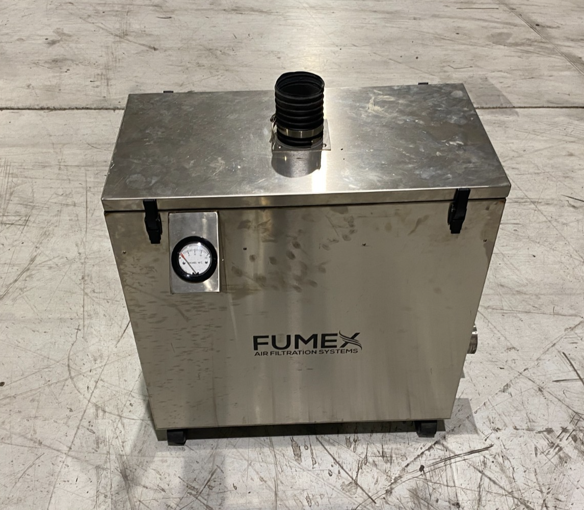 Fumex FB1 High-Capacity Pre-Filter Unit, Stainless Steel - Maverick Industrial Sales