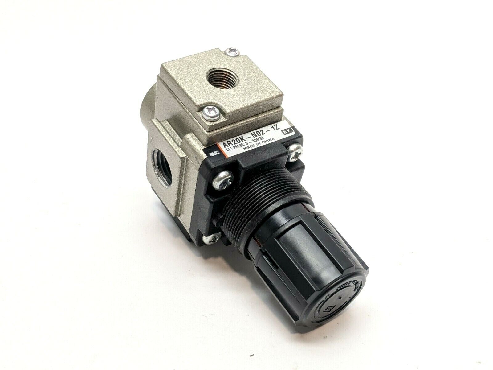 SMC AR20K-N02-1Z Pneumatic Air Pressure Regulator - Maverick Industrial Sales
