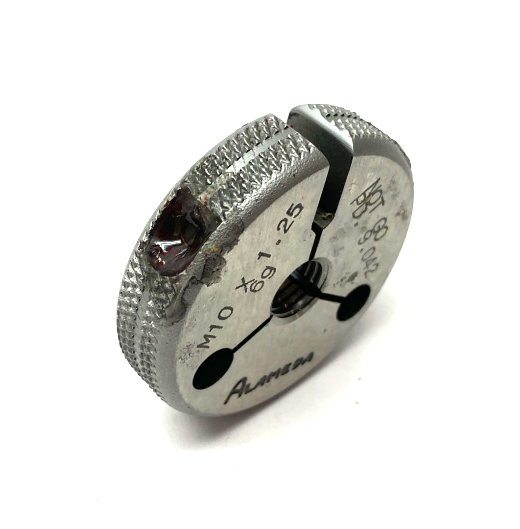Alameda M10 x 1.25-6G Threaded Ring Gauge NOT GO PD 9.042 - Maverick Industrial Sales