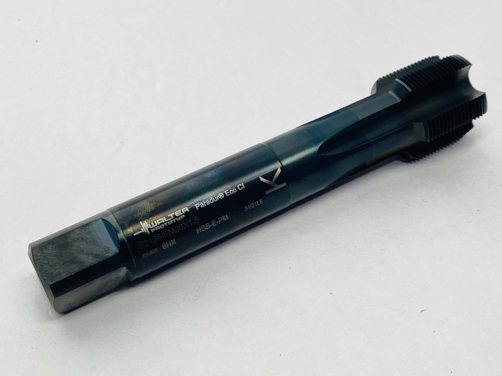 Walter Prototyp E21364-M30X1.5 Straight Flute Tap 5 Flutes HSS-E-PM M30-1.5 - Maverick Industrial Sales
