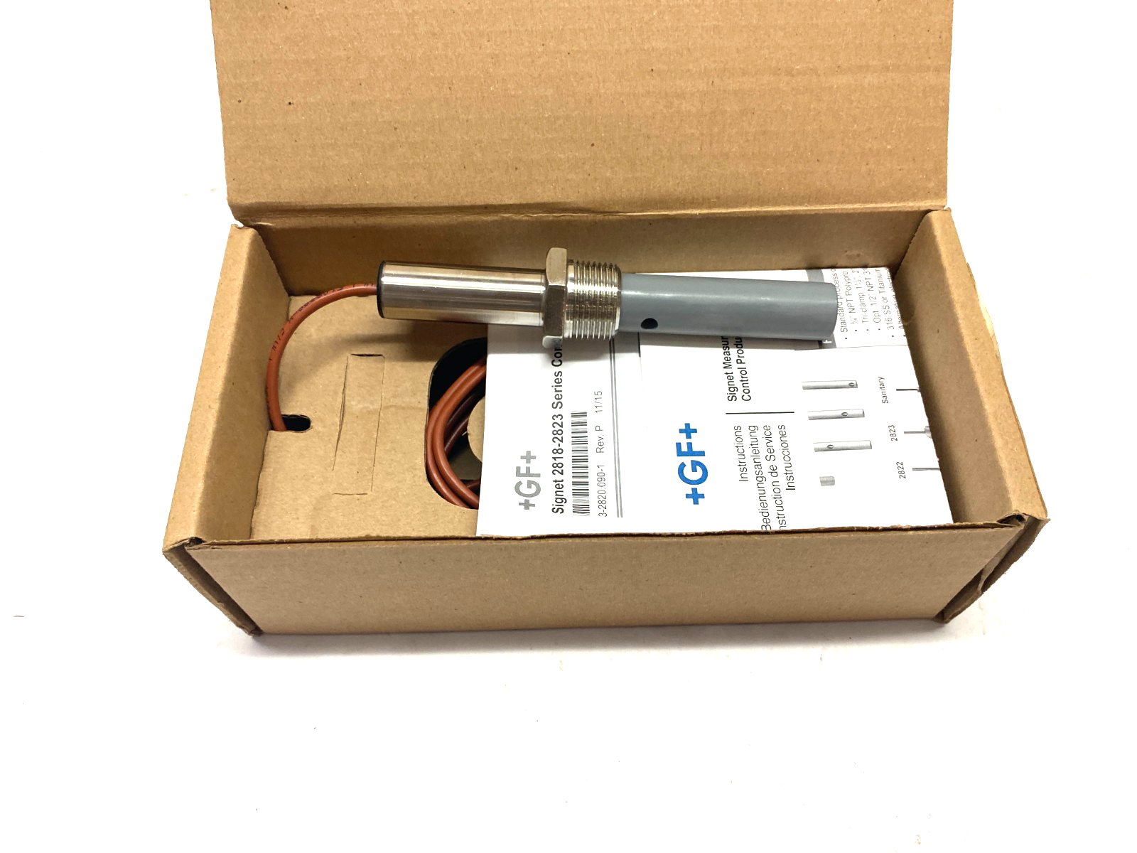 Georg Fischer Signet 198 844 002 Conductivity/Resistivity Electrode 3-2822-1 - Maverick Industrial Sales