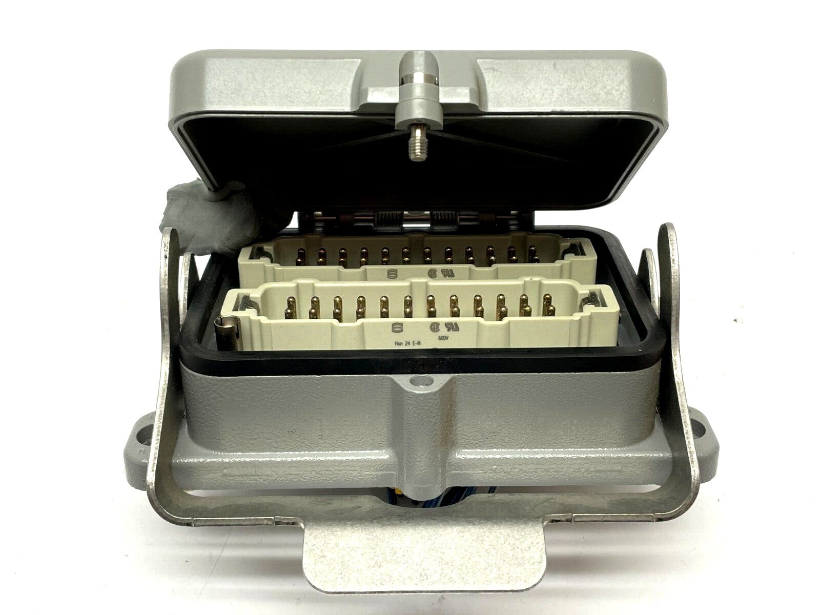 Harting Han 24 E-M Connector w/ Housing - Used - Maverick Industrial Sales