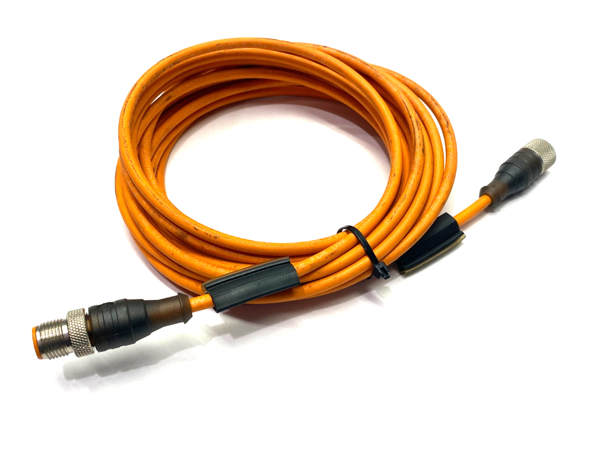 Lumberg Automation RST 4-RKT 4-251/5M Double Ended Cable M/F M12 4-Pin 600003412 - Maverick Industrial Sales