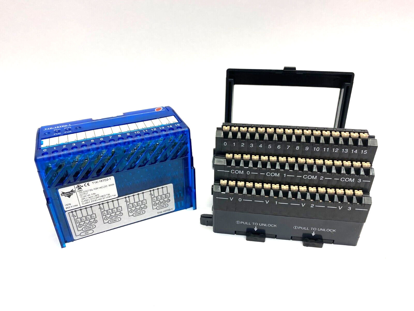 T1K-16TD2-1 | Automation Direct Terminator I/O Output Module with T1K-16B-1 Base - Used - Maverick Industrial Sales