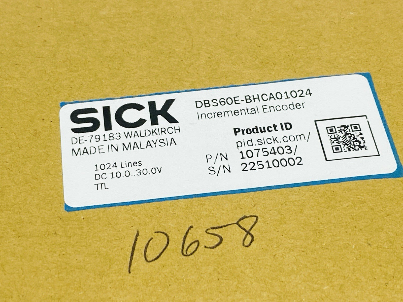 Sick DBS60E-BHCA01024 Incremental Encoder 1024 Lines 1075403 - Maverick Industrial Sales