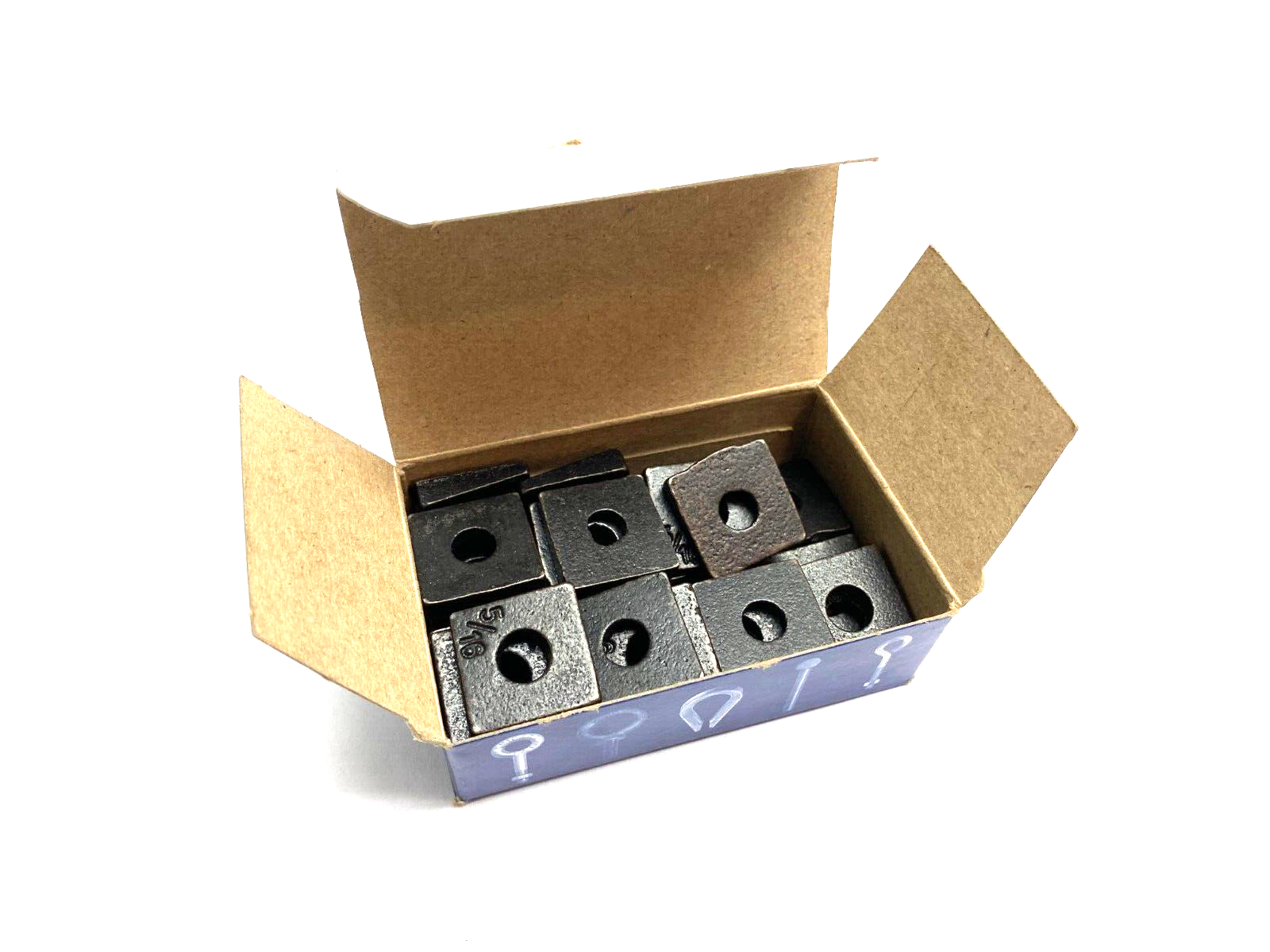 Chicago Hardware 065085 Black-Oxide Square Bevel Washer 5/16" BOX OF 36 - Maverick Industrial Sales