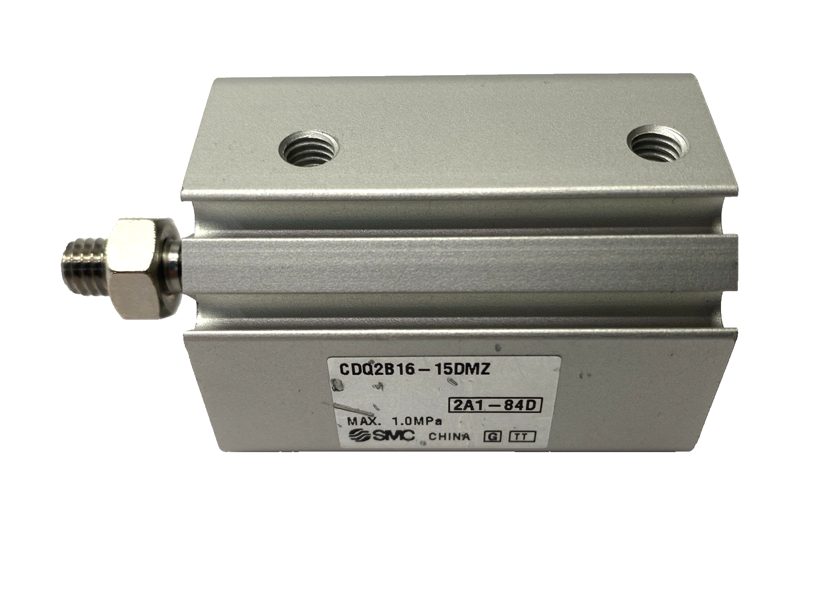 SMC CDQ2B16-15DMZ Compact Pneumatic Cylinder 16mm Bore 15mm Stroke DAMAGED - Maverick Industrial Sales