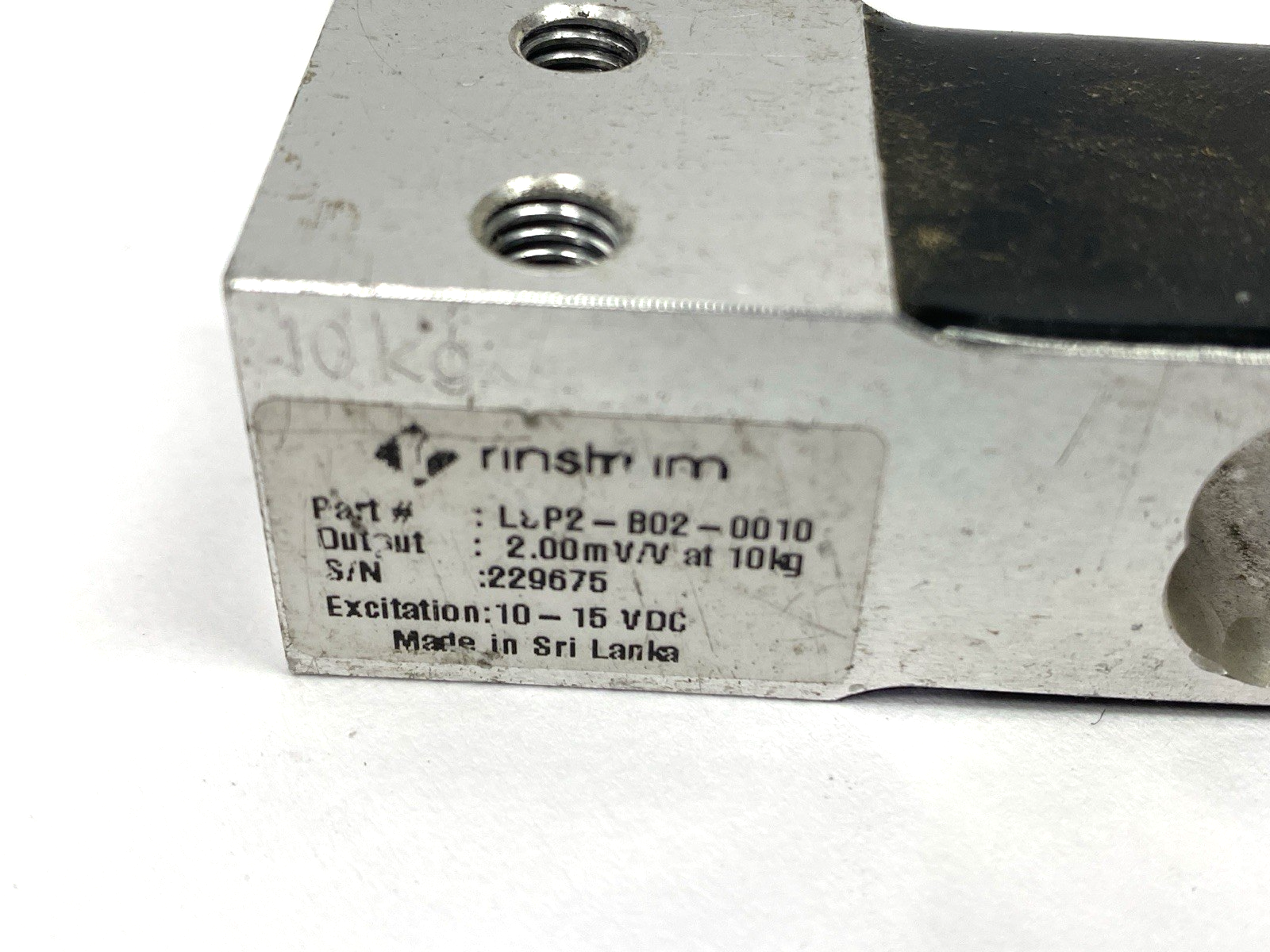 LSP2-B02-0010 | Rinstrum Load Cell Scale Sensor 10-15VDC - Used - Maverick Industrial Sales