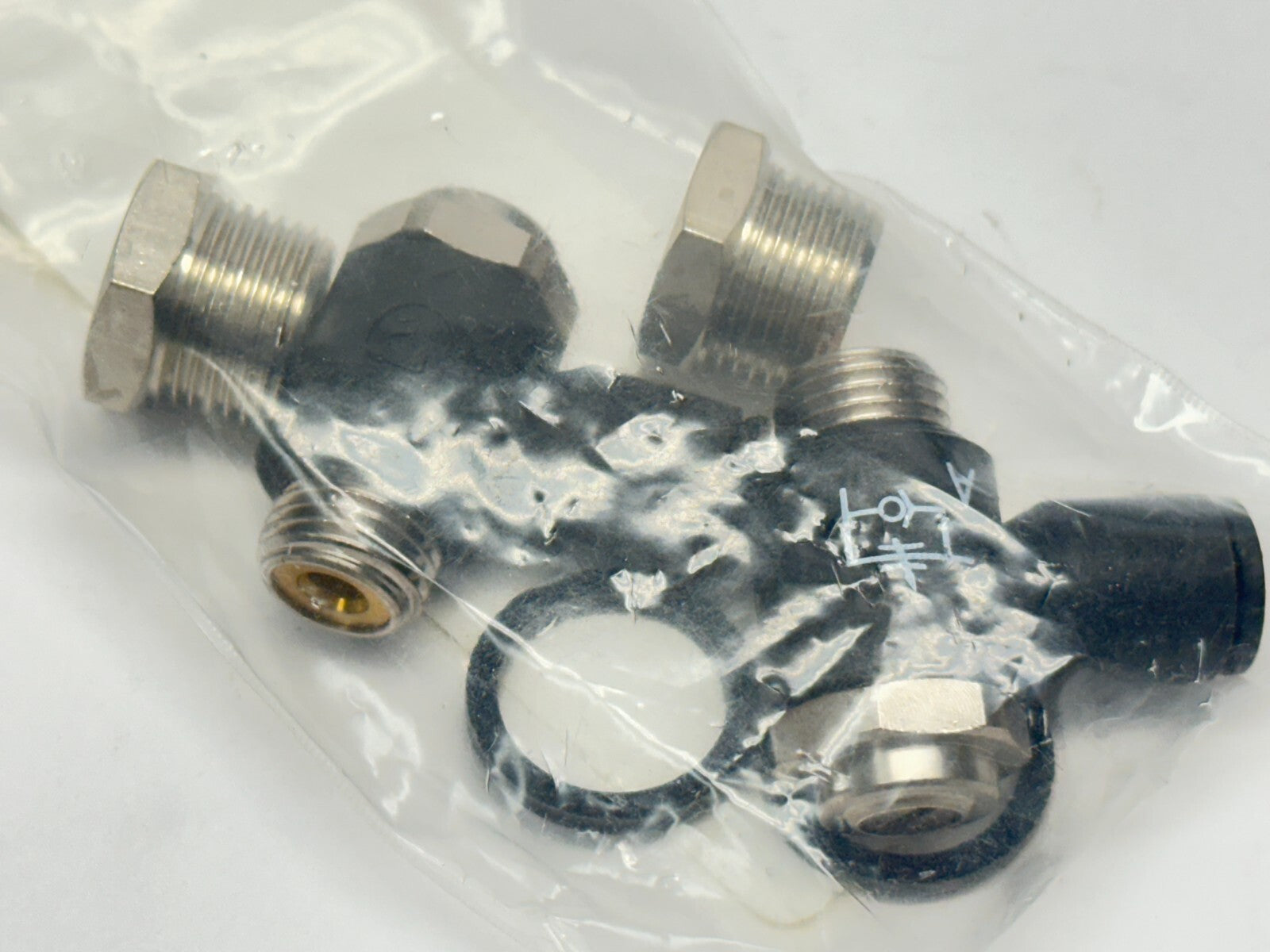 Bosch Rexroth R980025643 HP2 Fittings Flow Control Kit 1/4" Male 8-5/16 PTC - Maverick Industrial Sales
