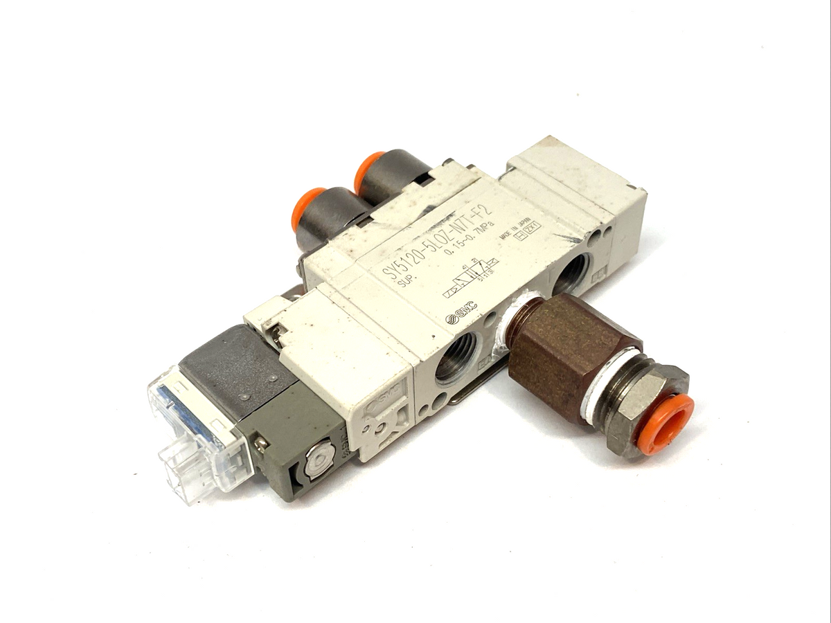 SY5120-5LOZ-N7T-F2 | SMC Single Solenoid Valve - Used - Maverick Industrial Sales