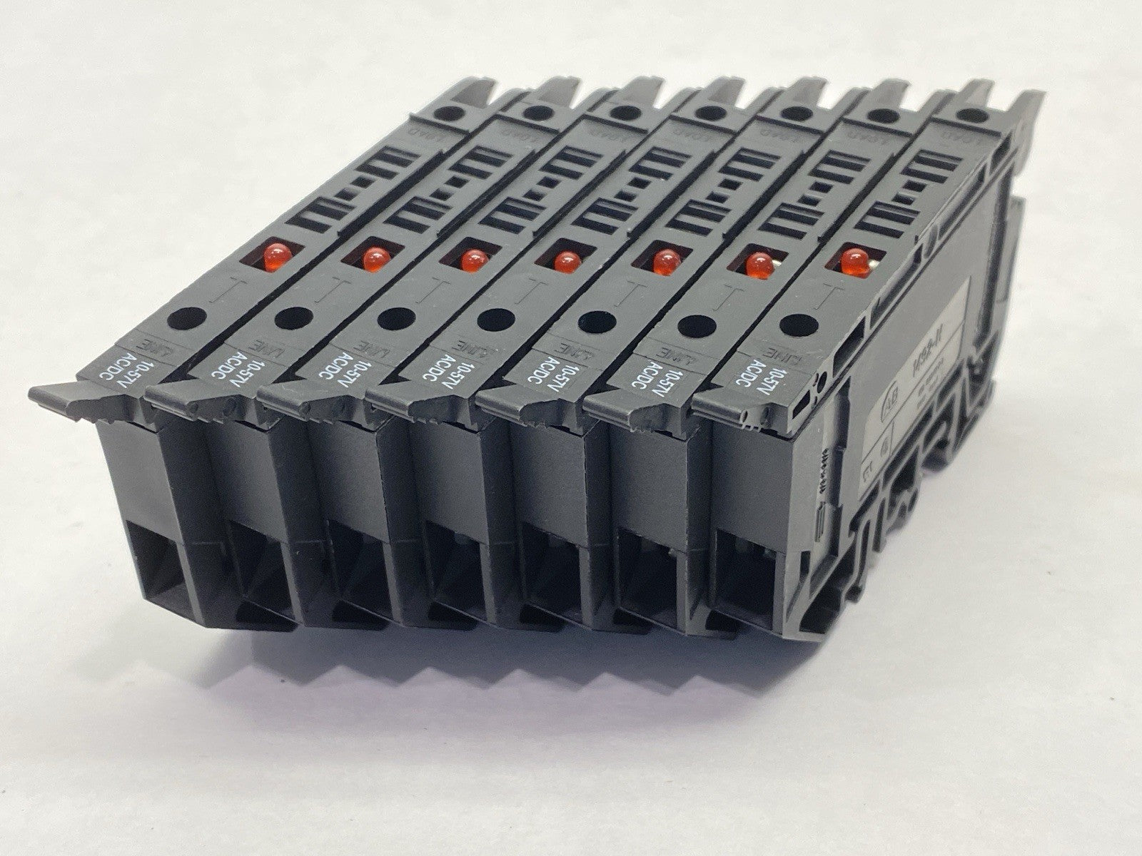 1492-H5 | Allen Bradley Red LED Indicating Fuse Holder LOT OF 7- Used - Maverick Industrial Sales