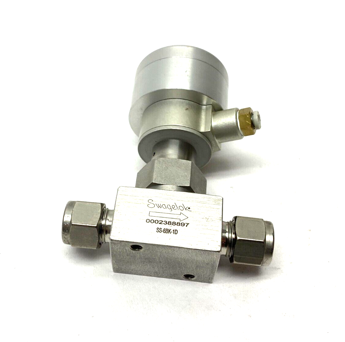 Swagelok SS-6BK-1D Stainless Steel Gasketed Bellows Valve - Maverick Industrial Sales