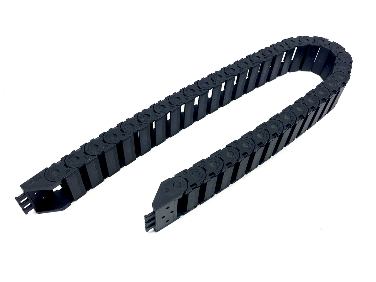 Kabelschlepp 0180.30.28 Microtrack Cable Carrier 34 Links w/ 2 Tiewrap Ends, 27" - Maverick Industrial Sales