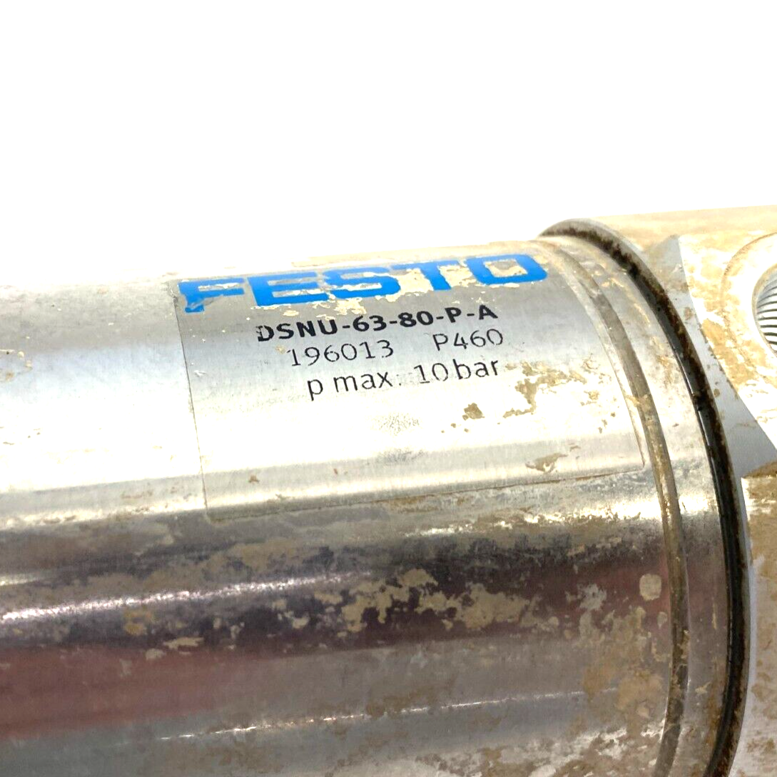 Festo DSNU-63-80-P-A Round-Body Cylinder, 63mm Bore, 80mm Stroke 196013 - Maverick Industrial Sales