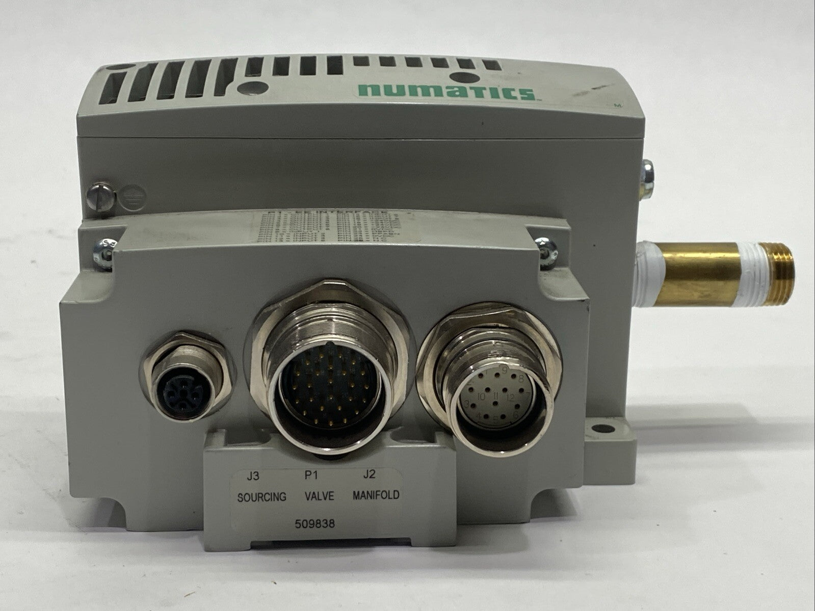Numatics P599AE509838001 ROBOT EE-Interface Endplate w/ 8503AK428327007 - Maverick Industrial Sales