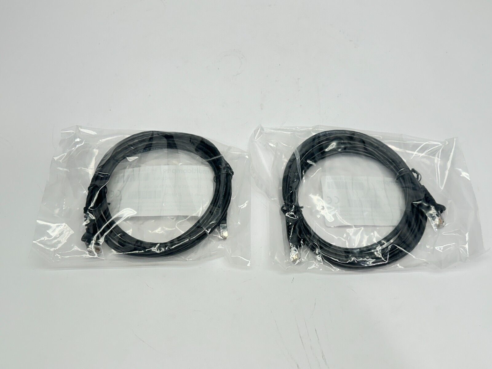 Multicomp Pro SPC21964 Ethernet CAT5E Patch Cable Black 7ft LOT OF 2 - Maverick Industrial Sales