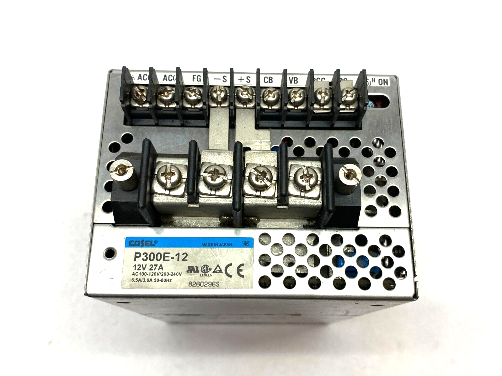 Cosel P300E-12 Power Supply AC100-120V/200-240V 6.5A/3.6A 50-60Hz - Maverick Industrial Sales