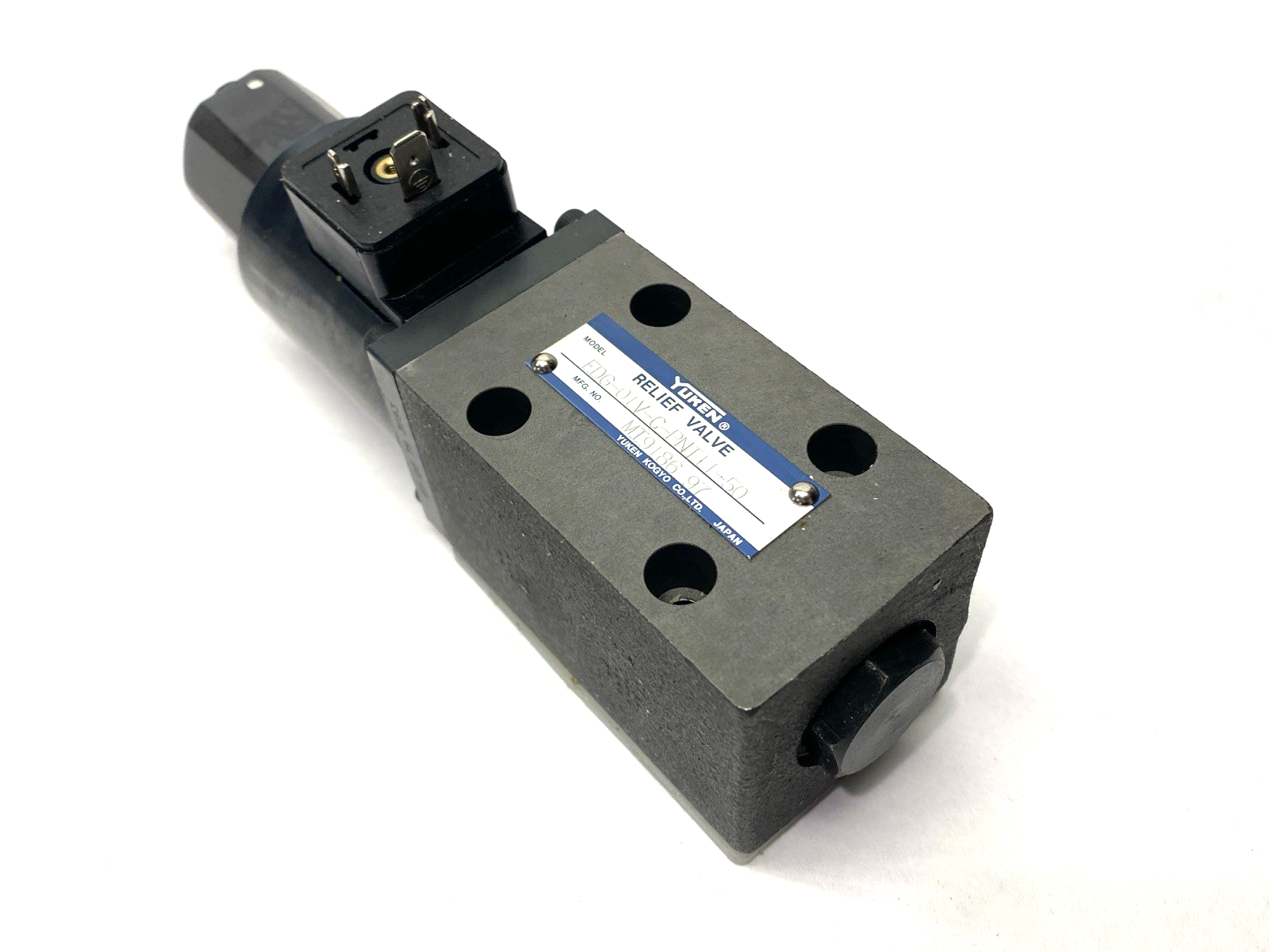 Yuken EDG-01V-C-PNT11-50 Proportional Relief Valve - Maverick Industrial Sales