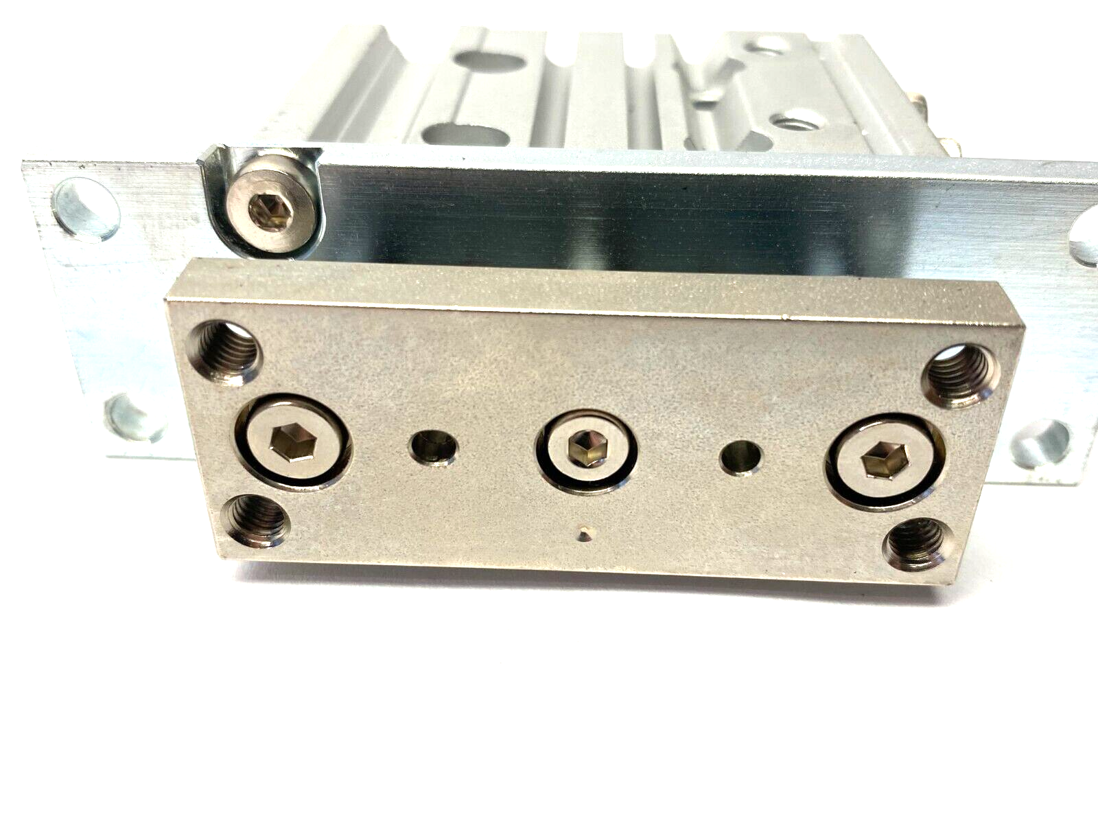 SMC MGPLF16-10Z Flange Mount Compact Cylinder 16mm Bore 10mm Stroke - Maverick Industrial Sales
