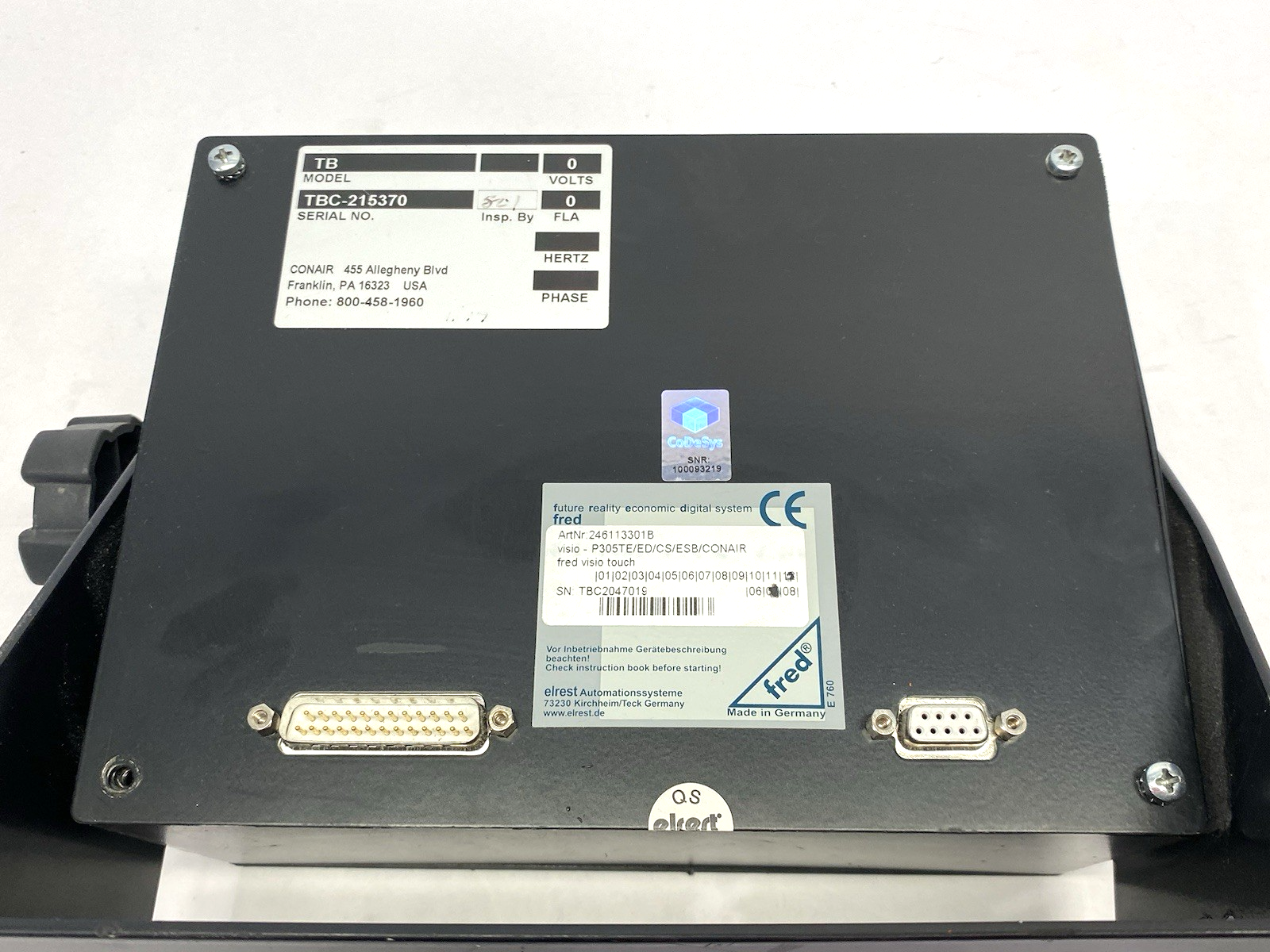 Conair TB TrueBlend™ Gravimetric Batch Blender HMI Display Interface Module - Maverick Industrial Sales