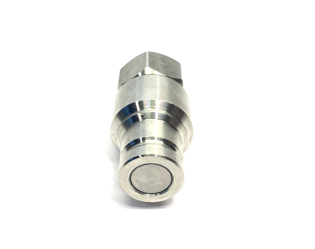 CEJN 103666414 DN10 SS Flat Face Quick Coupling Male Nipple 3/8" NPT 10 366 6414 - Maverick Industrial Sales