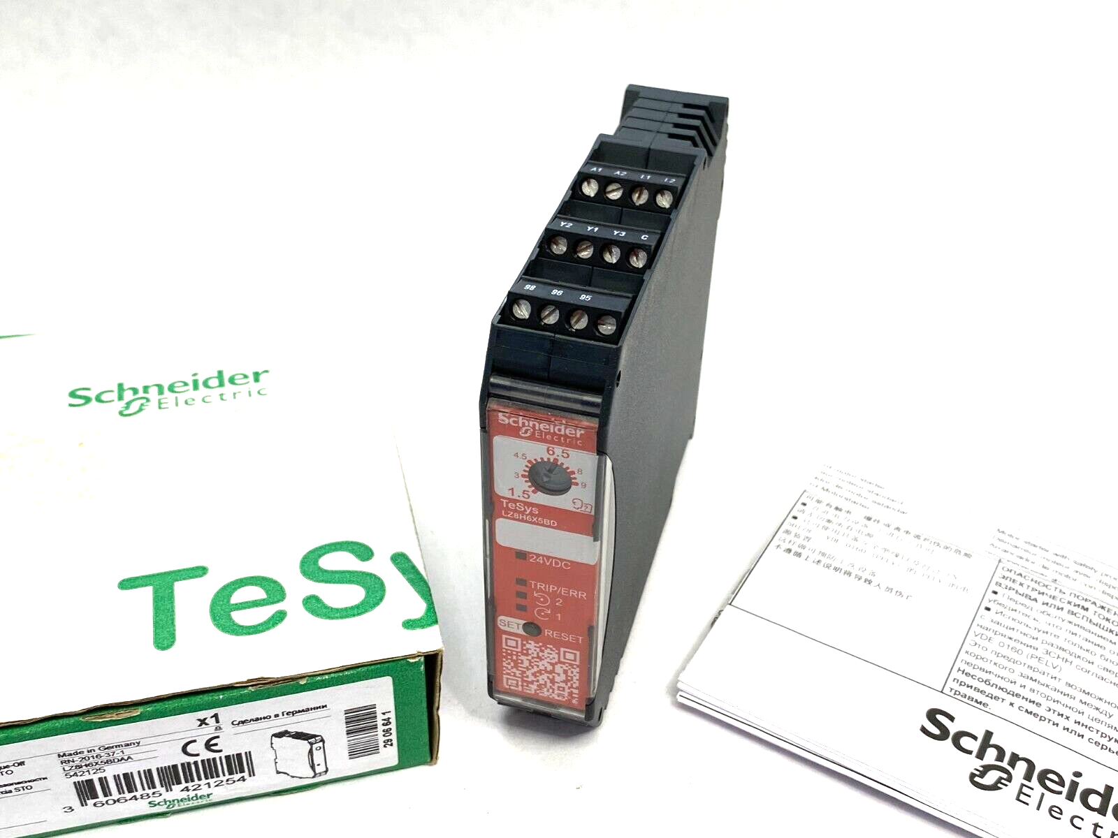Schneider Electric LZ8H6X5BD TeSys Reversing Starter Safe-Torque-Off 24VDC - Maverick Industrial Sales