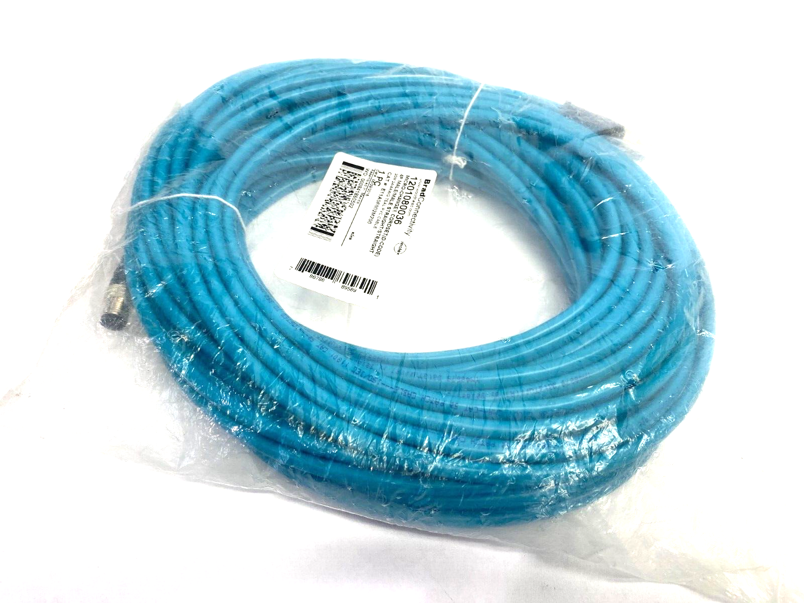 Woodhead BradConnectivity 1201080036 Micro-Change D-Code Cordset 4P Male to Male - Maverick Industrial Sales