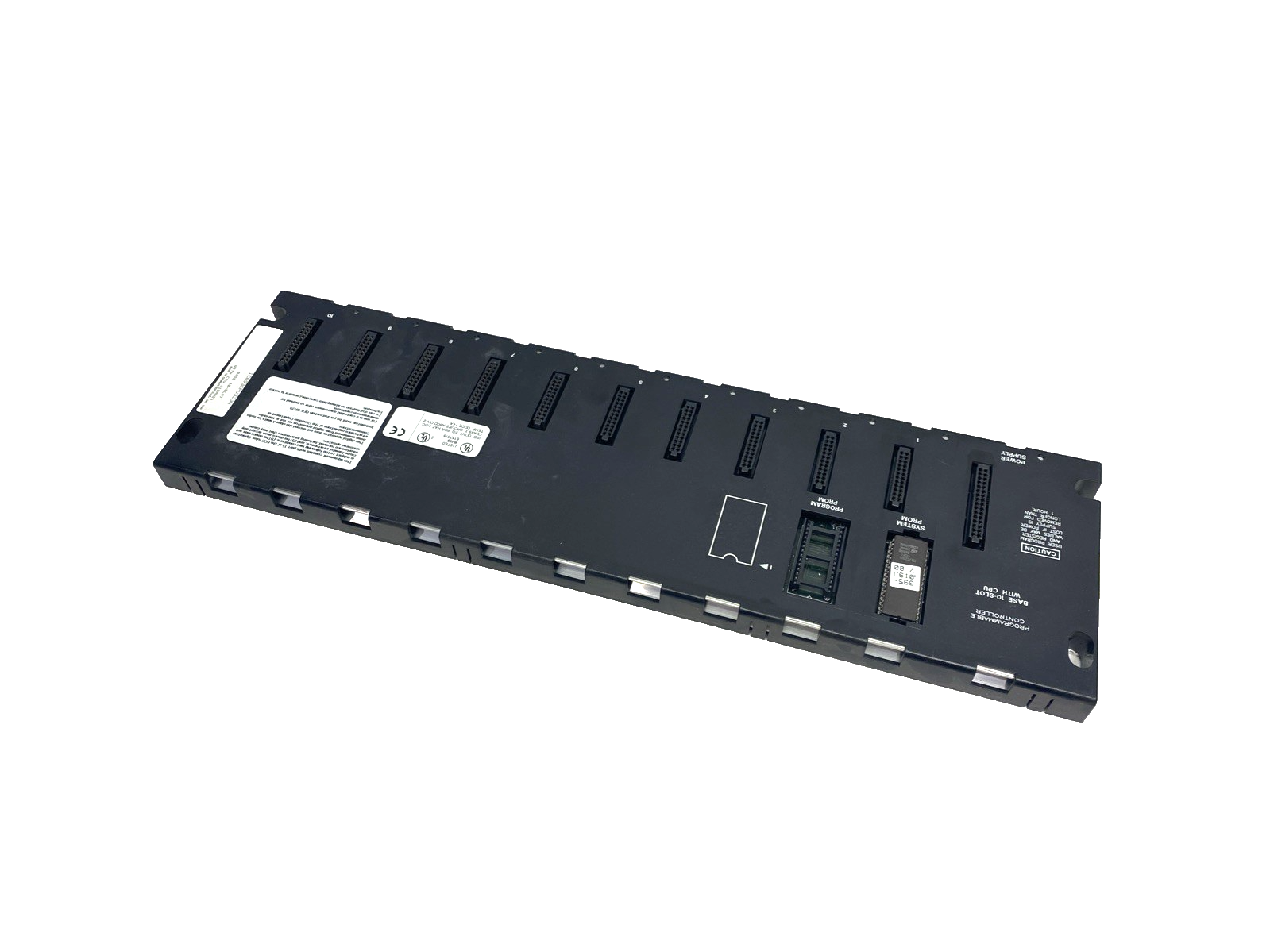 IC693CPU323N | GE Fanuc 10-Slot PLC Chassis/Base w/ CPU 395-019J - Used - Maverick Industrial Sales
