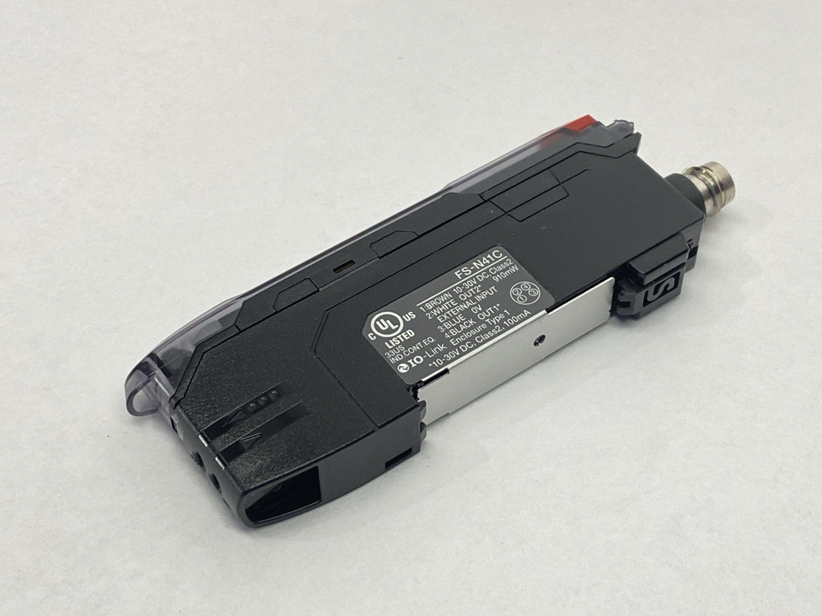 Keyence FS-N41C Digital Fiber Optic Sensor Main Unit M8 Connector Type - Maverick Industrial Sales