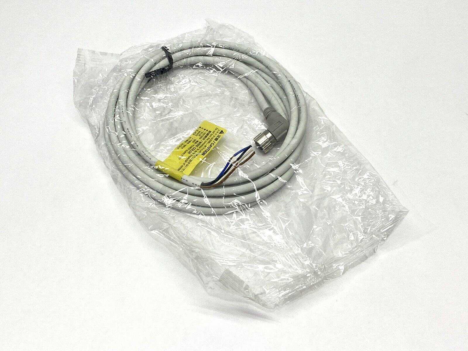 SMC E66085-H Single-Ended Cable Assembly Female M12 Right Angle 4-Pin - Maverick Industrial Sales