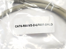 CAT6-RASV2-2-GRAY-SHLD CAT6 Shielded Patch Cord Right Angle To Straight RJ45 2' - Maverick Industrial Sales