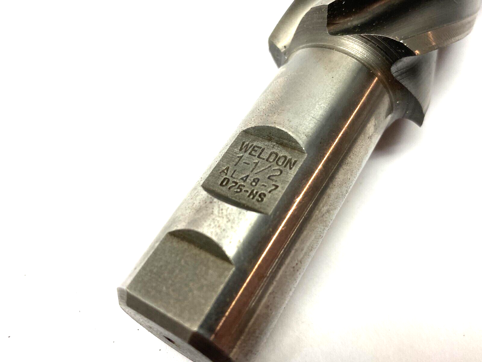 Weldon AL48-7 Tubular Cutting End Mill Shank 1-1/2" 4-LOC 6-Flute D75-HS - Maverick Industrial Sales