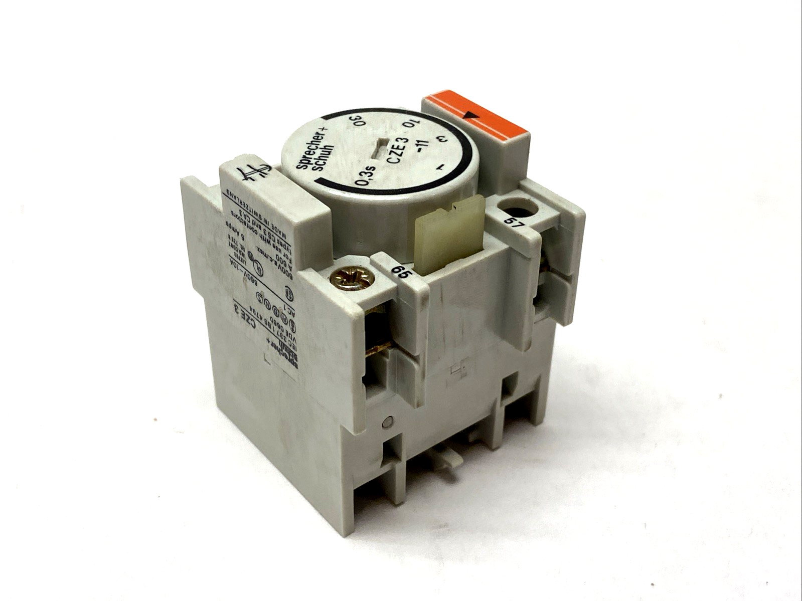 Sprecher+Schuh CZE3-30S Time Delay Relay 0.3-30s - Maverick Industrial Sales
