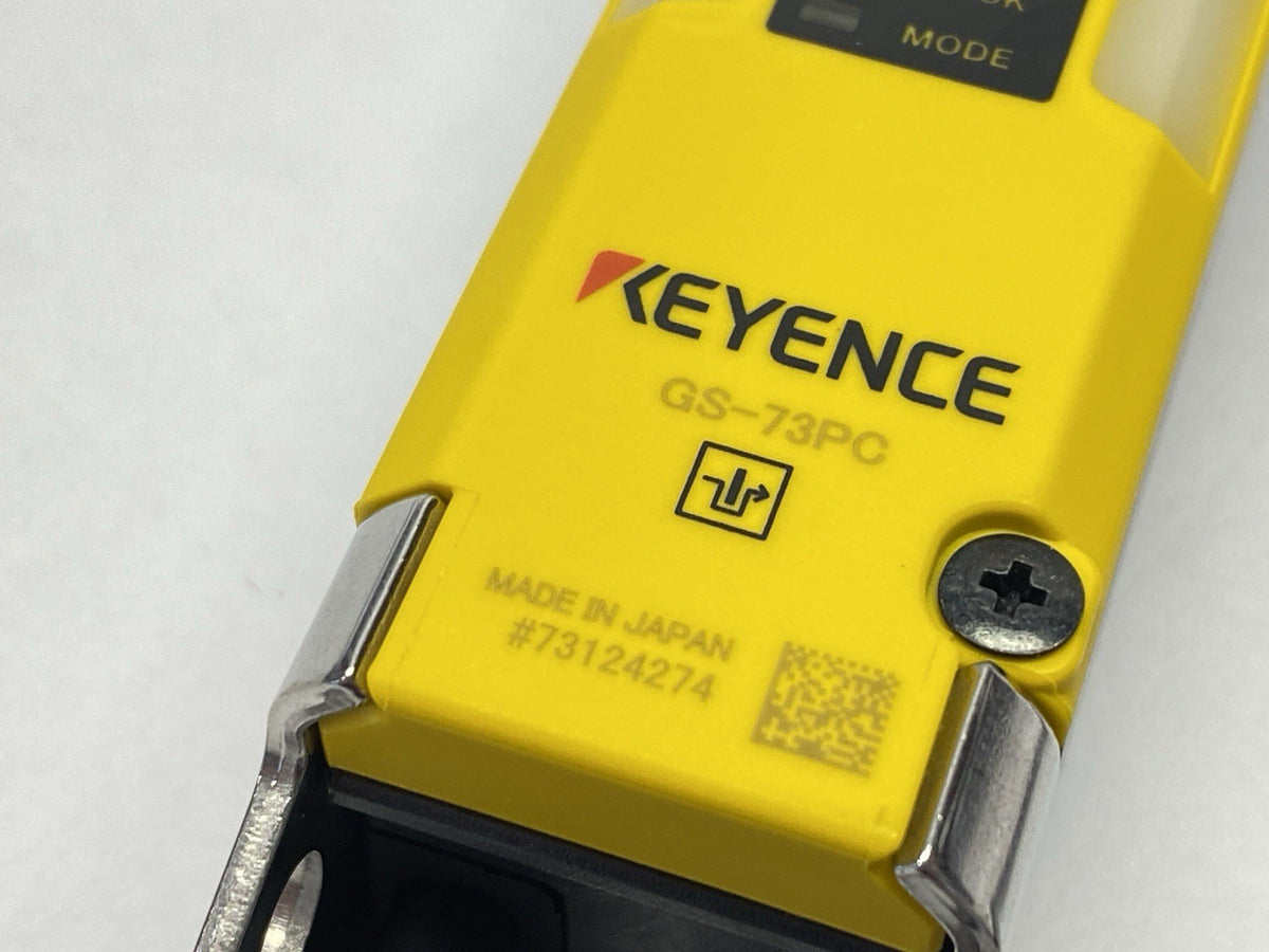 Keyence GS-73PC Power-to-Lock Safety Interlock Device PNP M12 Connector Type - Maverick Industrial Sales